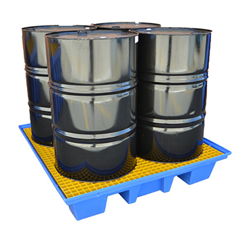 Spillfixr 4 Drum Pallet - Fibreglass Grate Spillfixr 4 Drum Pallet - Fibreglass Grate