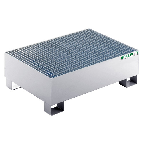 Spillfixr 2 Drum Steel Bunded Pallet - Galvanised Spillfixr 2 Drum Steel Bunded Pallet - Galvanised