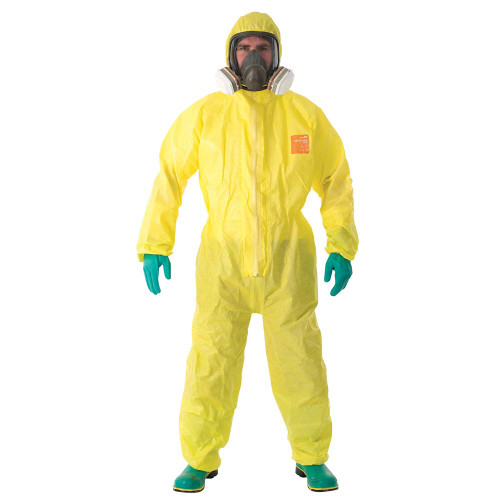 MICROCHEM Yellow Disposable Chemical Overalls 
