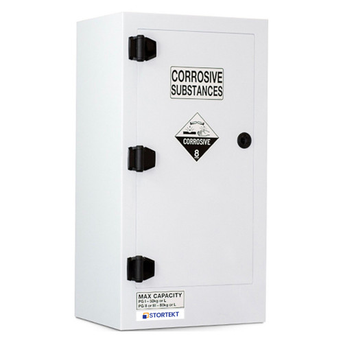 Stortekt 60L Poly Corrosive Goods Storage Cabinet Stortekt 60L Poly Corrosive Goods Storage Cabinet