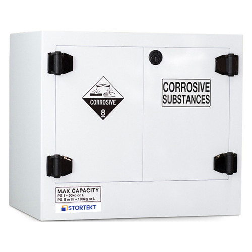 Stortekt 100L Poly Corrosive Goods Storage Cabinet Stortekt 100L Poly Corrosive Goods Storage Cabinet