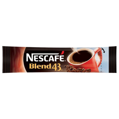 Nescafe Blend 43 Instant Coffee Sticks - Carton of 280 Nescafe Blend 43 Instant Coffee Sticks - Carton of 280