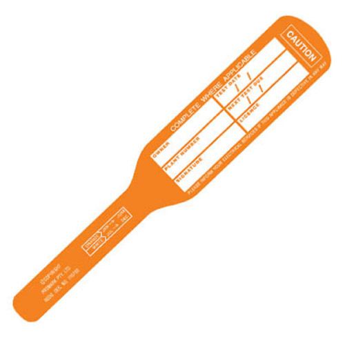Orange Commercial & Building Test Tags-100PK Orange Commercial & Building Test Tags-100PK