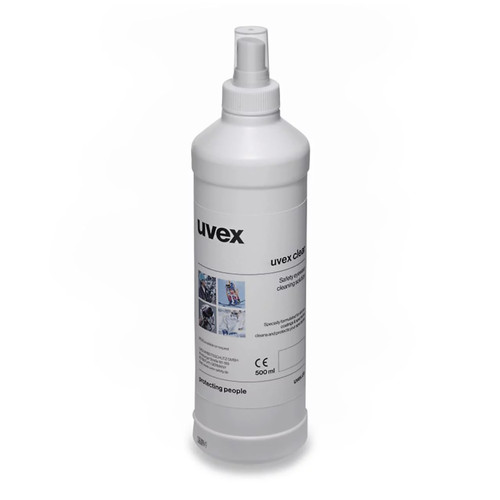 Uvex Lens Cleaning Solution - 500mL Spray Bottle - Used in U1007 Uvex Lens Cleaning Solution - 500mL Spray Bottle - Used in U1007