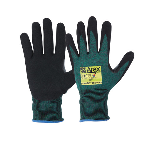 ProChoice Arax Green Nitrile Sand Dip Palm AGND