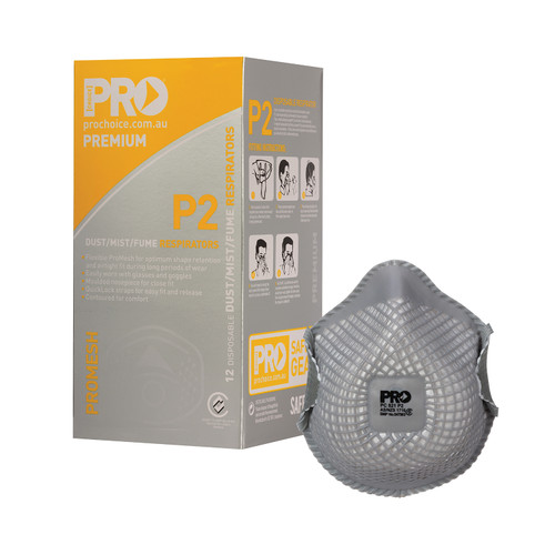 ProChoice Respirator P2, No Valve - Box Of 12 ProChoice Respirator P2, No Valve - Box Of 12