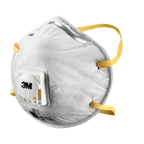 3Mâ„¢ P1 Cupped Particulate Respirator with Valve - Box of 10 3M-8812