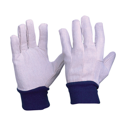 ProChoice Cotton Drill Blue Knit Wrist Cuff Glove - Mens ProChoice Cotton Drill Blue Knit Wrist Cuff Glove - Mens