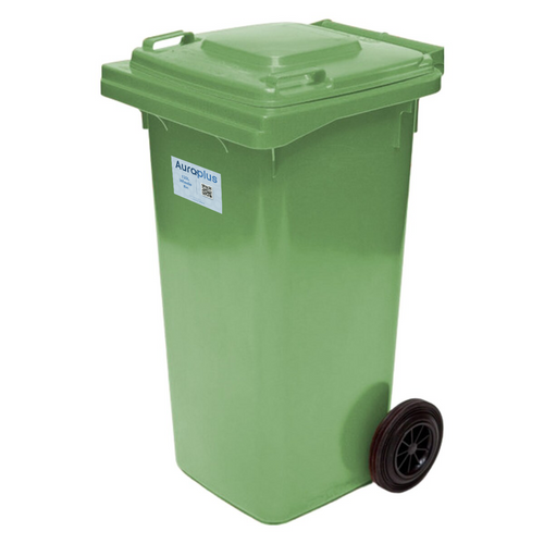240L Green Heavy Duty Wheelie Bin - Complete 240L Green Heavy Duty Wheelie Bin - Complete