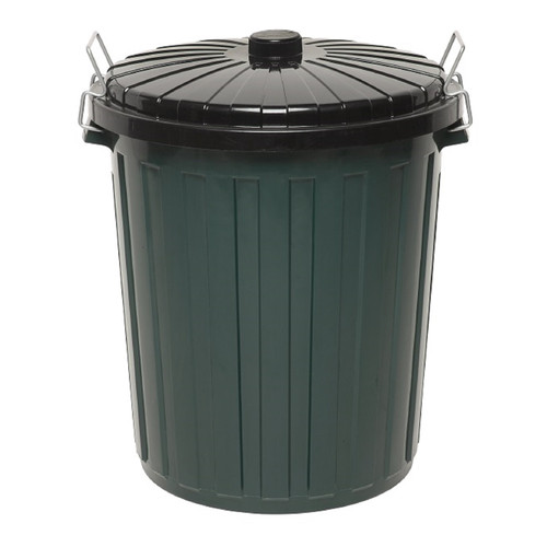 Green Plastic Garbage with Bin Lid - 55L Green Plastic Garbage with Bin Lid - 55L