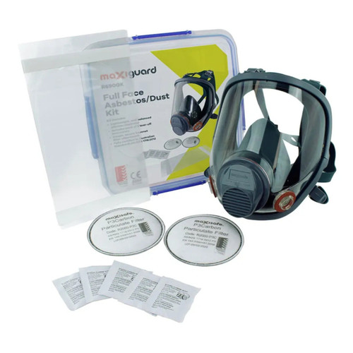 Maxiguard Full Face Respirator - Asbestos/Dust Kit - Medium Maxiguard Full Face Respirator - Asbestos/Dust Kit - Medium