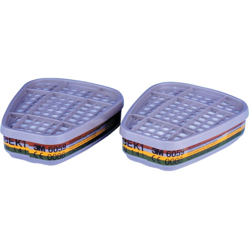 3M™ 6059 A1B1E1K1 Multi Gas Filter Cartridge - pair 3M™ 6059 A1B1E1K1 Multi Gas Filter Cartridge - pair
