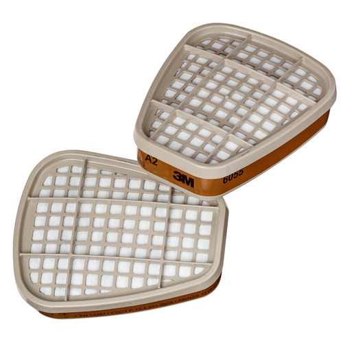 3M™ 6055 A2 Organic Vapour Filter Cartridge - pair 3M™ 6055 A2 Organic Vapour Filter Cartridge - pair