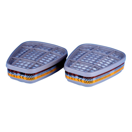 3M™ 6057 A1B1E1 Organic Vapour/Acid Gas Filter Cartridge - pair 3M™ 6057 A1B1E1 Organic Vapour/Acid Gas Filter Cartridge - pair