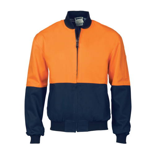 DNC HiVis 2 Tone Cotton Bomber Jacket 
