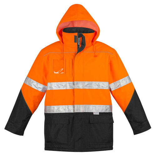 Syzmik Unisex Hi Vis Taped Storm Jacket Syzmik Unisex Hi Vis Taped Storm Jacket