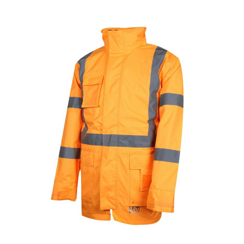 Tru Workwear 4 In 1 Polyester Oxford Jacket With Reflective Tape - NSW Rail Tru Workwear 4 In 1 Polyester Oxford Jacket With Reflective Tape - NSW Rail