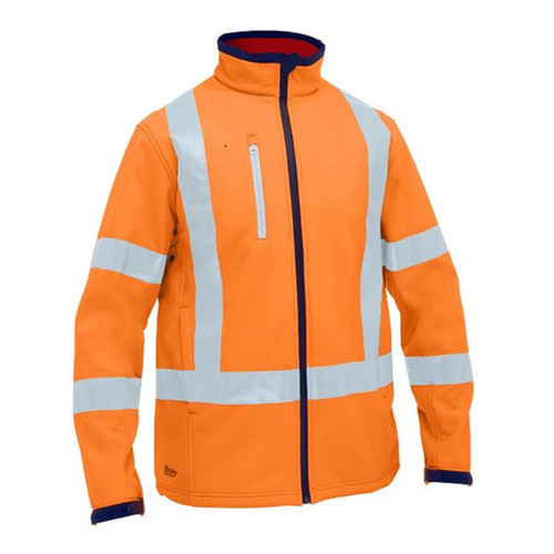 Bisley Hi Vis X-Taped Softshell Jacket