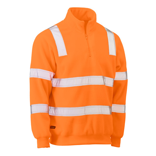 Bisley Taped Hi Vis Rail Polar Fleece Jumper Bisley Taped Hi Vis Rail Polar Fleece Jumper