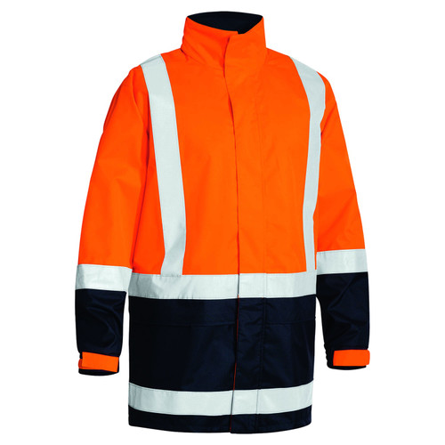Bisley Taped Hi Vis Rain Shell Jacket 