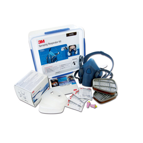 3M™ 7551 Spraying Respirator Kit 7500 Series - A1P2 3M™ 7551 Spraying Respirator Kit 7500 Series - A1P2