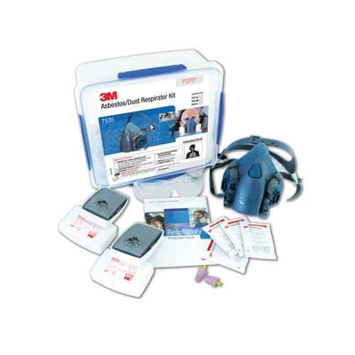 3M™ 7535 Asbestos/Dust Respirator Kit 7500 Series - P2/P3 3M™ 7535 Asbestos/Dust Respirator Kit 7500 Series - P2/P3