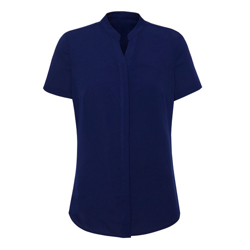 Biz Corporates Womens Juilette Short Sleeve Blouse Biz Corporates Womens Juilette Short Sleeve Blouse
