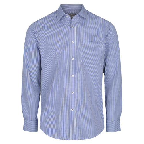 Gloweave Mens Gingham Check Shirt Long Sleeve Gloweave Mens Gingham Check Shirt Long Sleeve