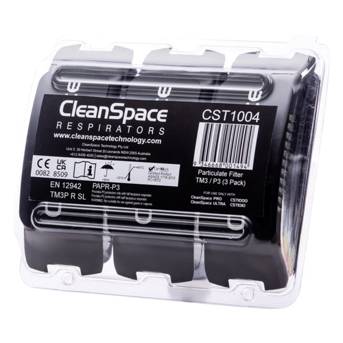 Cleanspace CST Particulate Filter HEPA/TM3/P3 - Pack of 3 Cleanspace CST Particulate Filter HEPA/TM3/P3 - Pack of 3