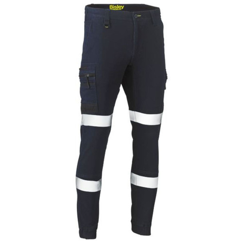 Bisley FLX & Move Taped Stretch Denim Cargo Cuffed Pants