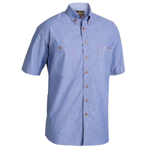 Bisley Chambray Short Sleeve Shirt Bisley Chambray Short Sleeve Shirt