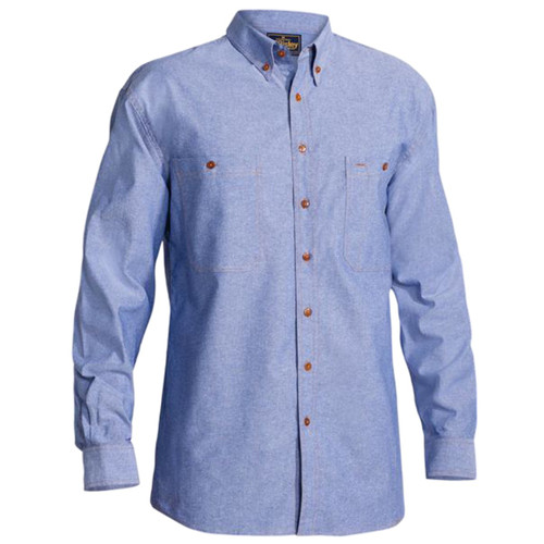 Bisley Chambray Long Sleeve Shirt Bisley Chambray Long Sleeve Shirt