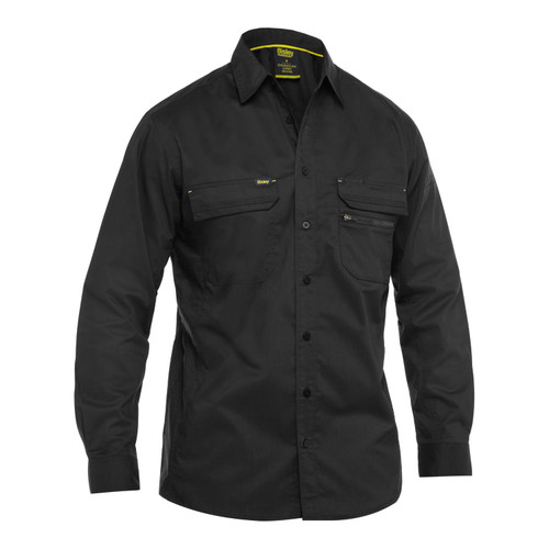 Bisley Mens X Airflow Stretch Ripstop Long Sleeve Shirt Bisley Mens X Airflow Stretch Ripstop Long Sleeve Shirt