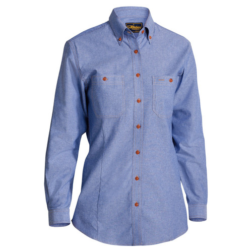 Women's Chambray Shirt - Long Sleeve Women's Chambray Shirt - Long Sleeve