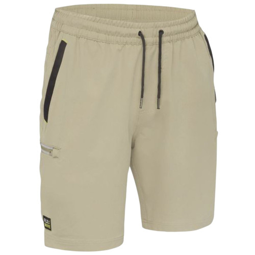 Bisley Flex & Move 4-Way Stretch Elastic Waist Cargo Short Bisley Flex & Move 4-Way Stretch Elastic Waist Cargo Short