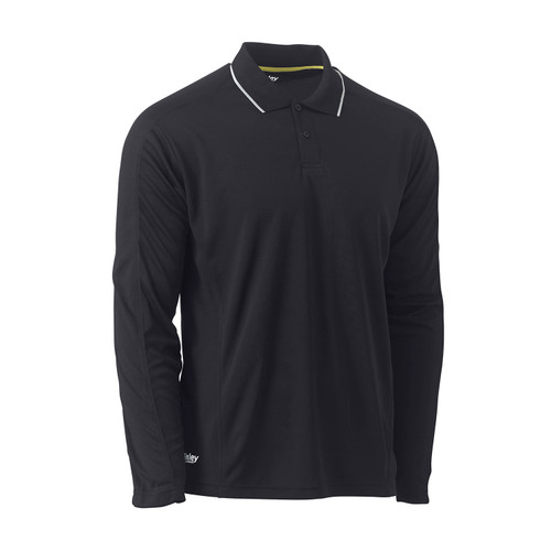 Bisley Cool Mesh Polo Shirt with Reflective Piping Bisley Cool Mesh Polo Shirt with Reflective Piping