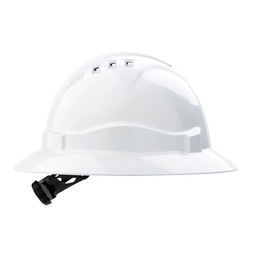 ProChoice V6 Vented Full Brim Hard Hat - Ratchet Harness HHV6FB