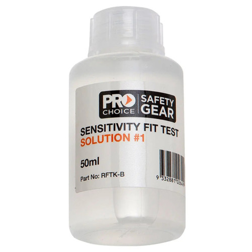 ProChoice 50ml Pre-Mixed Bottle Sensitivity Solution #1 for Qualitative Respiratory Fit Test Kit ProChoice 50ml Pre-Mixed Bottle Sensitivity Solution #1 for Qualitative Respiratory Fit Test Kit