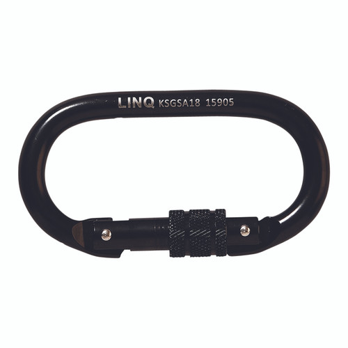 LINQ Karabiner - Screw Gate Steel Alloy 18mm LINQ Karabiner - Screw Gate Steel Alloy 18mm