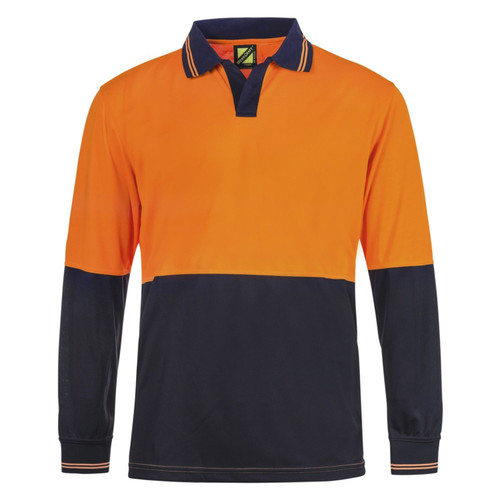 WorkCraft Hi-Vis Food Industry Long Sleeve Polo WorkCraft Hi-Vis Food Industry Long Sleeve Polo