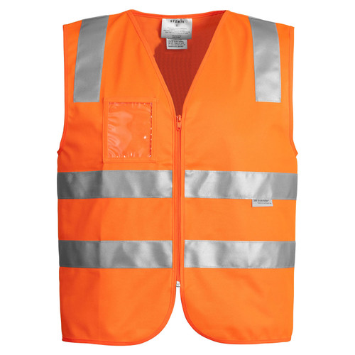Syzmik Unisex Hi Vis Zip Safety Vest Syzmik Unisex Hi Vis Zip Safety Vest