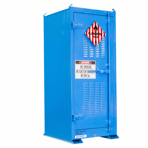 Stortekt 250 Litre Outdoor Class 4.1 Flammable Solids Storage Cabinet - Drum Store Stortekt 250 Litre Outdoor Class 4.1 Flammable Solids Storage Cabinet - Drum Store