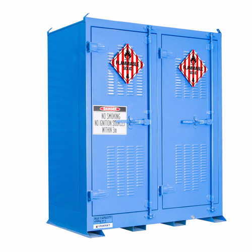 Stortekt 450 Litre Outdoor Class 4.1 Flammable Solids Storage Cabinet Stortekt 450 Litre Outdoor Class 4.1 Flammable Solids Storage Cabinet