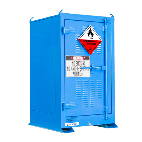 Stortekt 160 Litre Outdoor Class 4.2 Spontaneously Combustible Substances Storage Cabinet Stortekt 160 Litre Outdoor Class 4.2 Spontaneously Combustible Substances Storage Cabinet