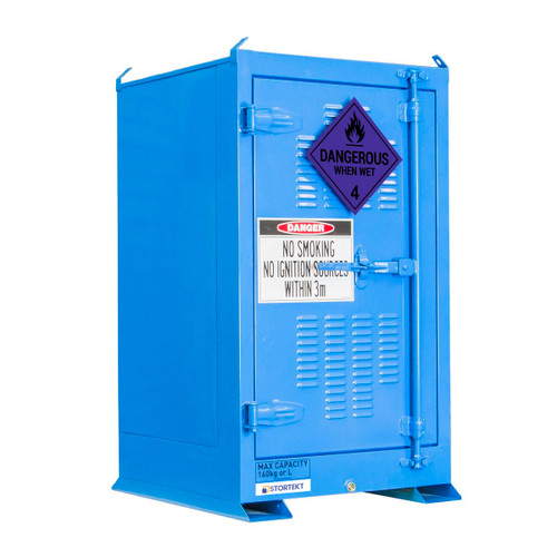 Stortekt 160 Litre Outdoor Class 4.3 Dangerous When Wet Storage Cabinet Stortekt 160 Litre Outdoor Class 4.3 Dangerous When Wet Storage Cabinet