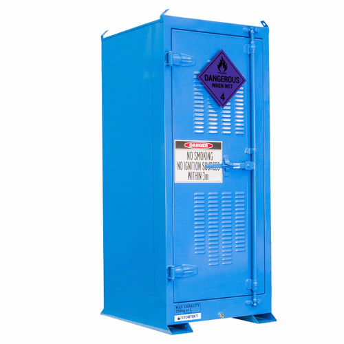 Stortekt 250 Litre Outdoor Class 4.3 Dangerous When Wet Storage Cabinet - Drum Store Stortekt 250 Litre Outdoor Class 4.3 Dangerous When Wet Storage Cabinet - Drum Store