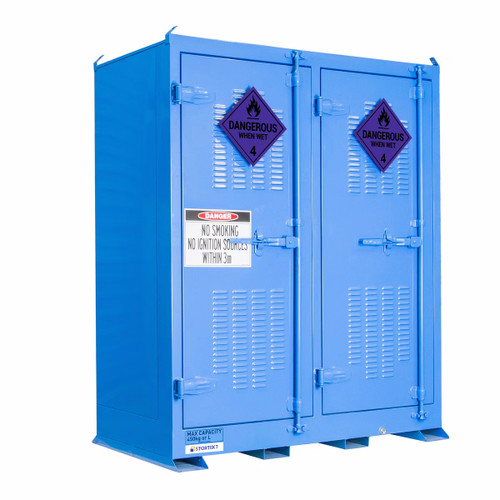 Stortekt 450 Litre Outdoor Class 4.3 Dangerous When Wet Storage Cabinet Stortekt 450 Litre Outdoor Class 4.3 Dangerous When Wet Storage Cabinet