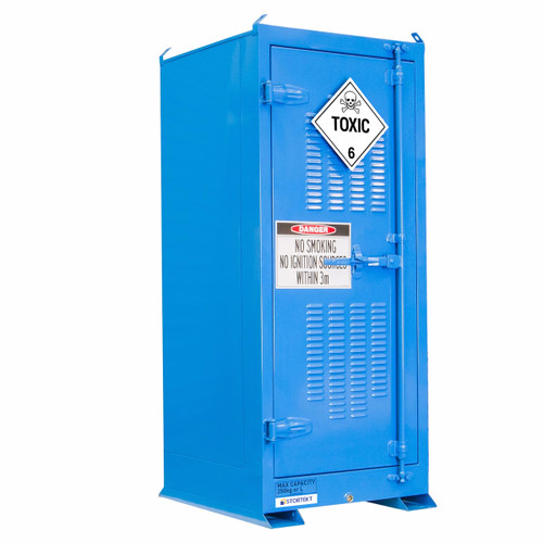 Stortekt 250 Litre Outdoor Class 6 Toxic Substances Storage Cabinet - Drum Store Stortekt 250 Litre Outdoor Class 6 Toxic Substances Storage Cabinet - Drum Store