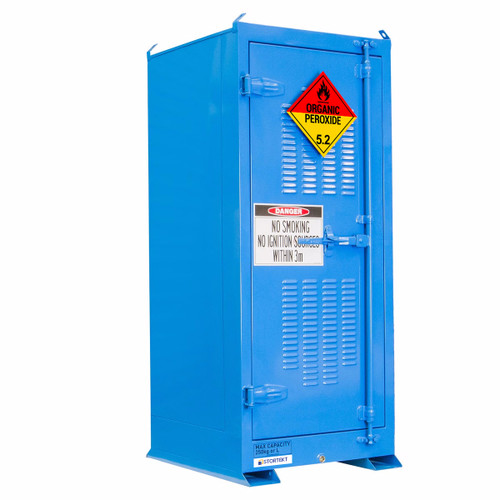 Stortekt 250 Litre Outdoor Class 5.2 Organic Peroxide Storage Cabinet - Drum Store Stortekt 250 Litre Outdoor Class 5.2 Organic Peroxide Storage Cabinet - Drum Store