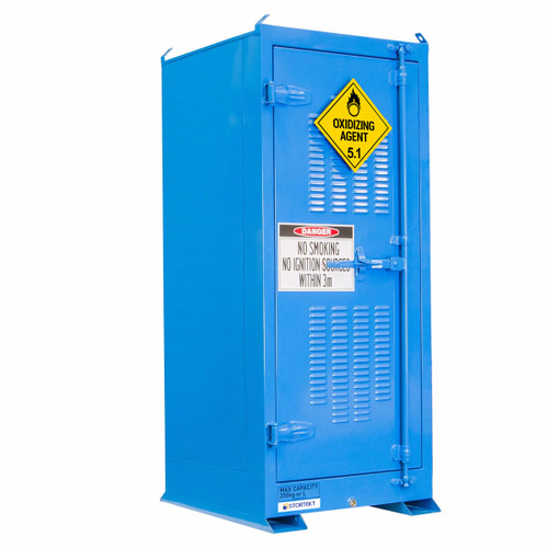 Stortekt 250 Litre Outdoor Class 5.1 Oxidizing Agent Storage Cabinet - Drum Store Stortekt 250 Litre Outdoor Class 5.1 Oxidizing Agent Storage Cabinet - Drum Store